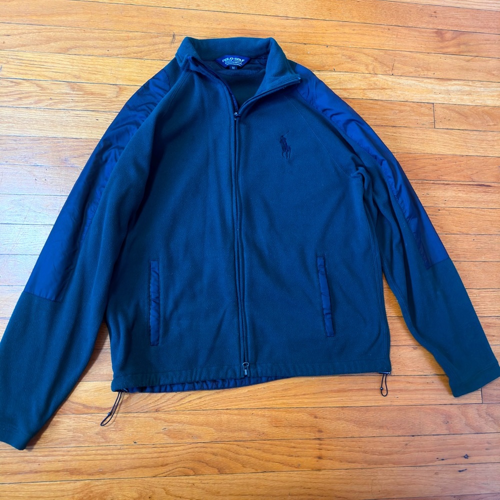Polo Golf Full Zip Sweater Size Medium Dark Green